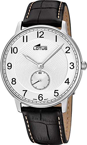 Lotus Uhr Für Herren 10134/A Outlet Silber Edelstahl Case SchwarzLeder Band Lotus Uhr Für Herren 10134/A Outlet Silber Edelstahl Case SchwarzLeder Band von Lotus