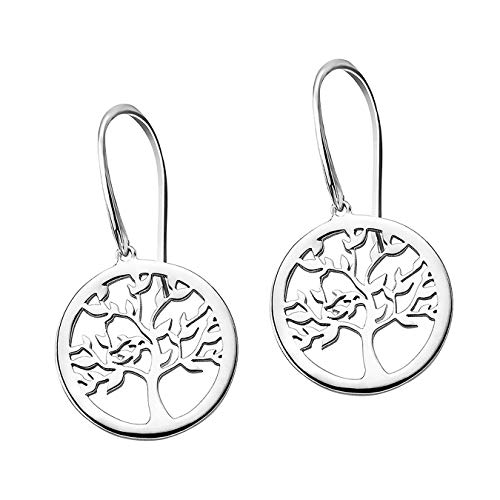 Lotus Silver Echt Silber Ohrhänger LP1641-4/1 Lebensbaum Ohrringe D2JLP1641-4-1 ein Geschenk zu Weihnachten, Geburtstag, Valentinstag für die Frau von Lotus