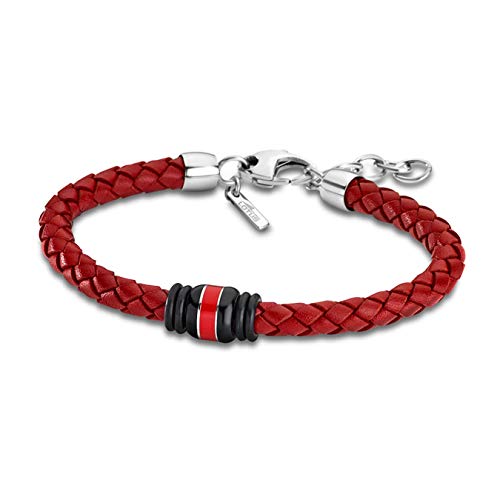 Lotus Style Armband Herren LS1814-2/2 Leder rot Urban Kollektion D1JLS1814-2-2 von Lotus