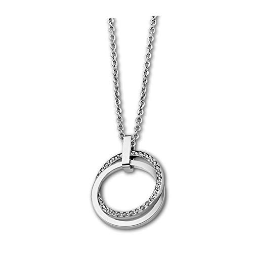 LOTUS STYLE Edelstahl Halskette LS1780-1/1 Damen Silber Schmuck D2JLS1780-1-1 EIN schönes Geschenk zu Weihnachten, Geburtstag, Valentinstag für die Frau von LOTUS STYLE