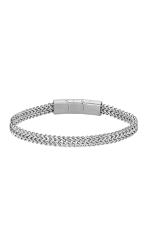 Lotus Style Armband für Herren aus Edelstahl in der Farbe Silber, Durchmesser: 21,5 cm, LS2209-2/1 von Lotus Style