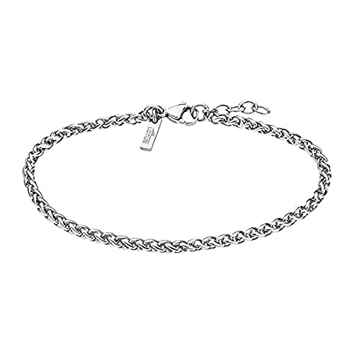 Lotus Style Armband für Herren aus Edelstahl in der Farbe Silber, Länge: 20,5 cm, LS2223-2/1 von Lotus