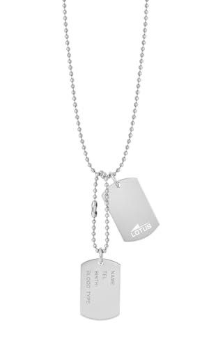 Lotus STYLE LS2139-1/1 Urban Man Halskette aus Edelstahl 316L, 550,00 mm, Einheitsgröße, Edelstahl, Kein Edelstein von Lotus Style