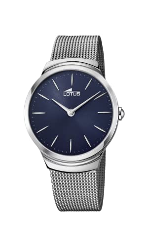 Lotus Watches Herren Datum klassisch Quarz Uhr mit Edelstahl Armband 18493/2 von Lotus