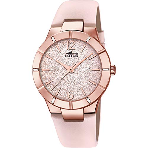 Lotus Uhr Für Damen 18610/2 Trendy Roségold Edelstahl Case RoségoldLeder Band von Lotus