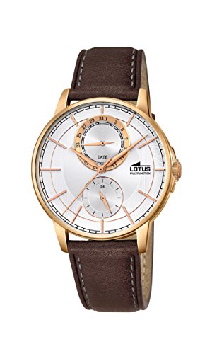 Lotus Herren Analog Quarz Uhr mit Leder Armband 18324/1 von Lotus