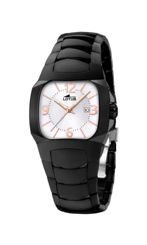 Lotus Watches Damen Uhr analog Quarzwerk mit Edelstahl Armband 15513/O von Lotus