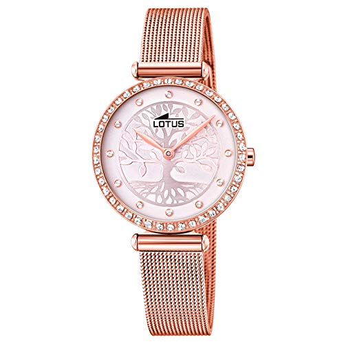 Lotus Damen Analog Quarz Uhr mit Edelstahl Armband 18711/2 von Lotus