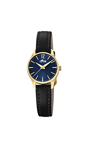 Lotus Watches Damen Datum klassisch Quarz Uhr mit Leder Armband 18574/3 von Lotus Watches