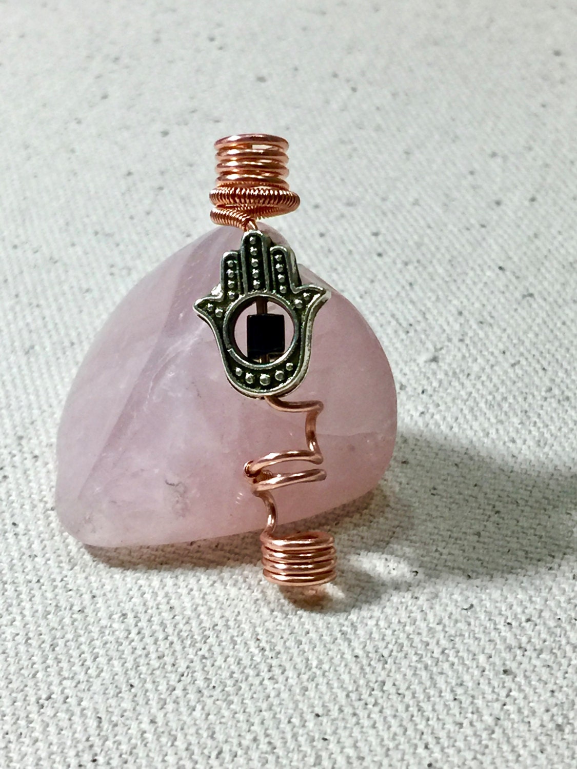 Doppelter Schutz Loc Schmuck Haar Dreadlock Bead Hamsa Viking Doppelter Schutz Loc Schmuck Haar Dreadlock Bead Hamsa Viking von LotusMoonCo