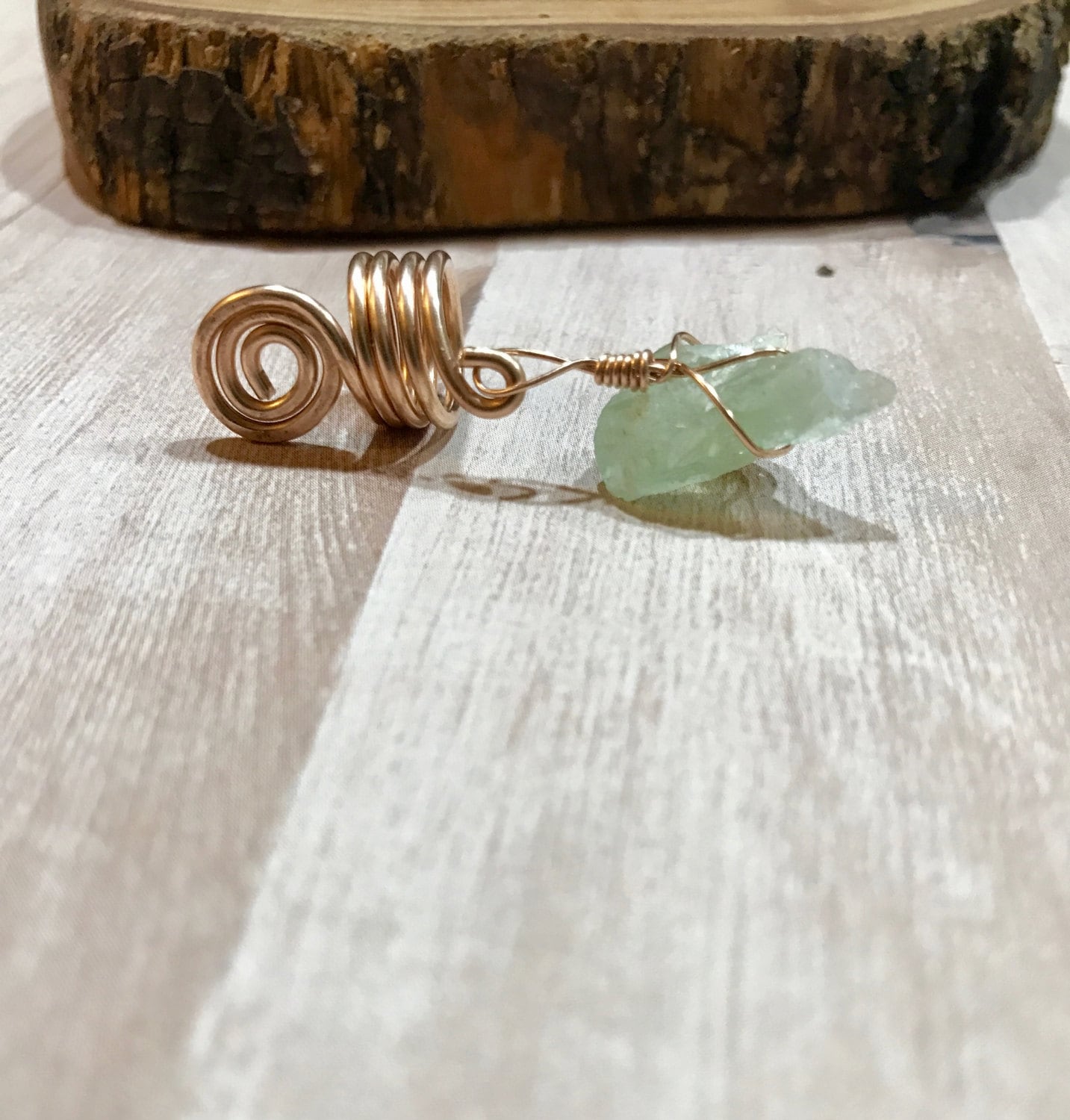 Fluorit Loc Schmuck Draht Gewickelt Heilung Kristall Haar Perle Dreadlock Edelstein Fluorit Loc Schmuck Draht Gewickelt Heilung Kristall Haar Perle Dreadlock Edelstein von LotusMoonCo