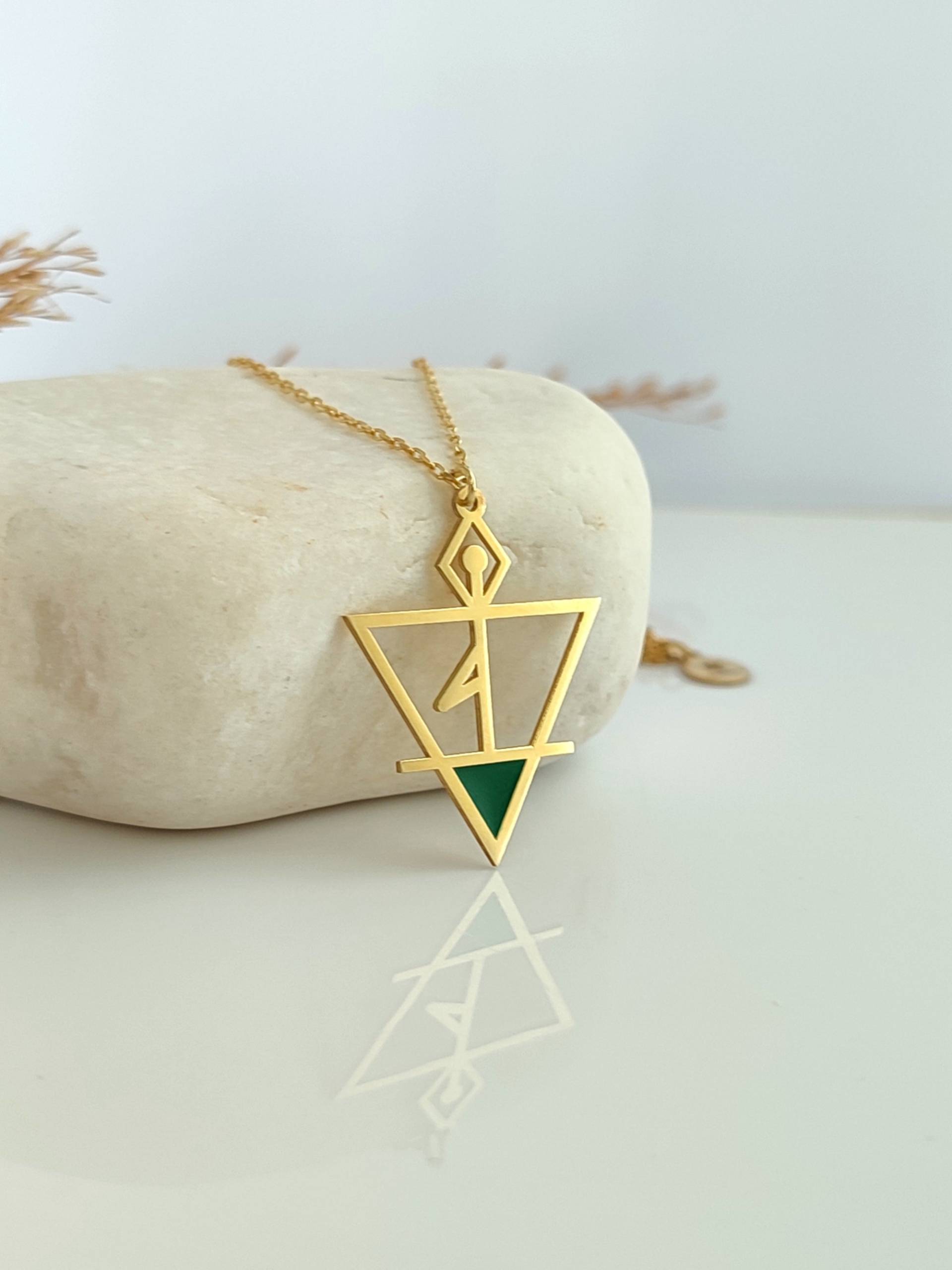 Yoga Schmuck Mit Baum Pose, Erde Element Halskette, Geschenke Schmuck, Beste Freundin Weihnachtsgeschenk Yoga Schmuck Mit Baum Pose, Erde Element Halskette, Geschenke Schmuck, Beste Freundin Weihnachtsgeschenk von Lotusandrisus
