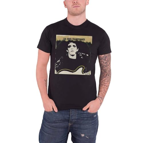 Lou Reed Herren T-Shirt Transformer Vintage Cover, Schwarz (Black), XXL von Lou Reed
