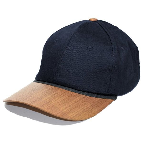 Lou-i Cap Bio-Baumwolle mit edlem Holzschild von Lou-i