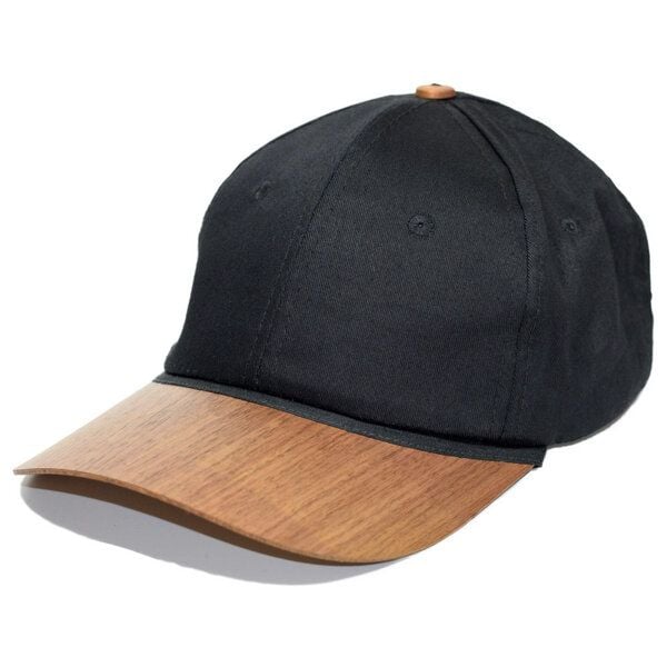 Lou-i Cap Bio-Baumwolle mit edlem Holzschild von Lou-i