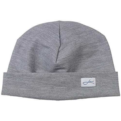 Lou-i Damen Baumwollmütze hellgrau Beanie Hat Made in Germany Wintermütze (57-58, hellgrau) von Lou-i