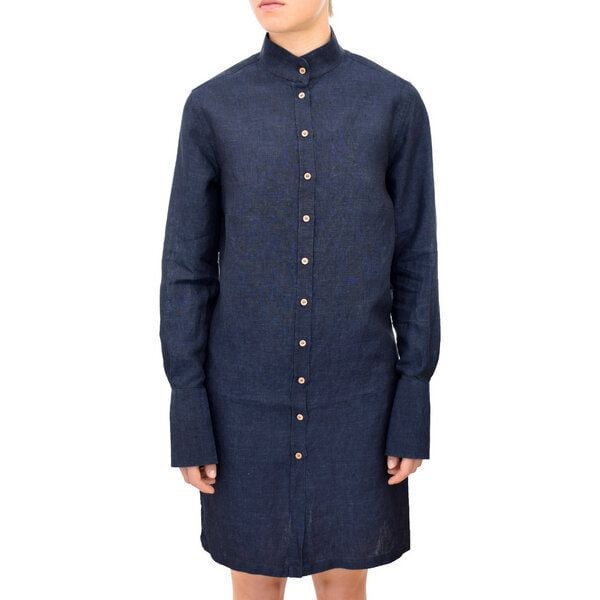 Lou-i Leinenkleid mit edlen Olivenholzknöpfen - Sommerkleid versch. Farben von Lou-i