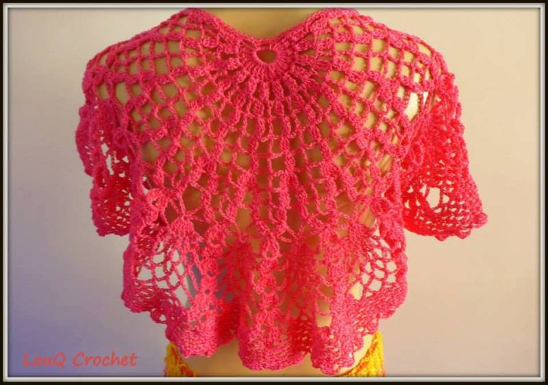 Süßer Pinker Shrug Süßer Pinker Shrug von LouQCrochet