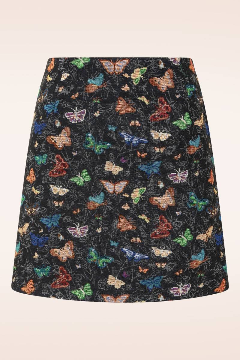 Aubin Butterfly Ball Jacquard-Minirock in mehrfarbig Aubin Butterfly Ball Jacquard-Minirock in mehrfarbig von Louche
