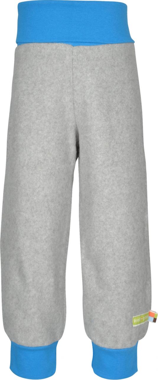 loud + proud Fleece-Hose mit Bund grey melange von Loud und Proud