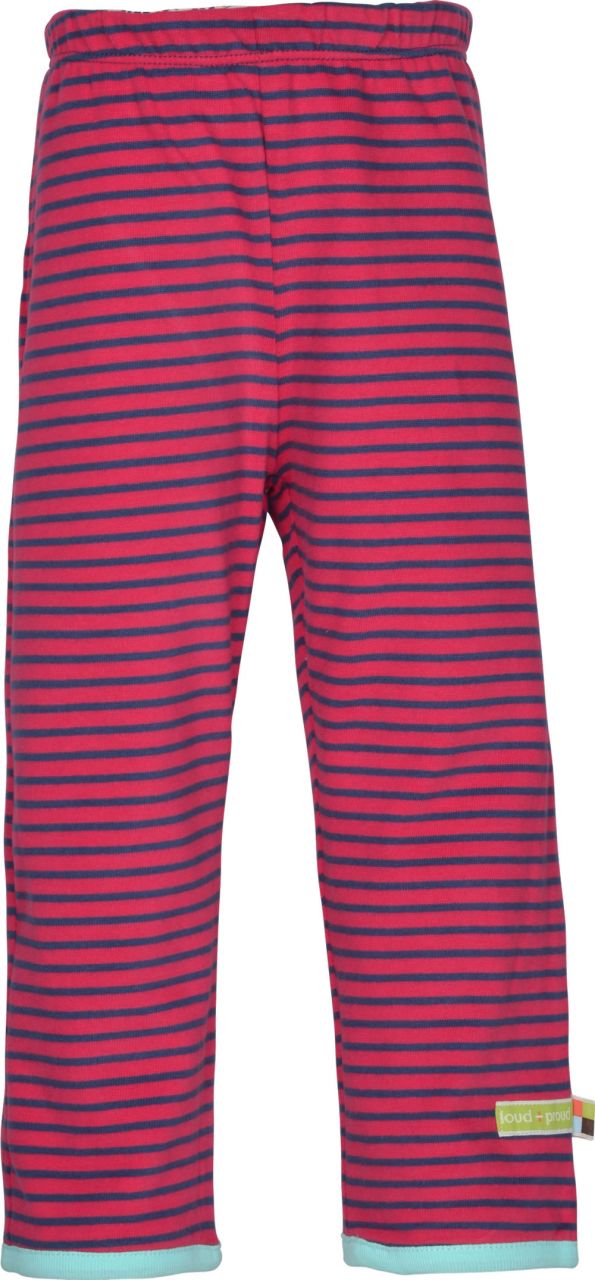 loud + proud Wende-Hose GEPARD geringelt cayenne von Loud und Proud