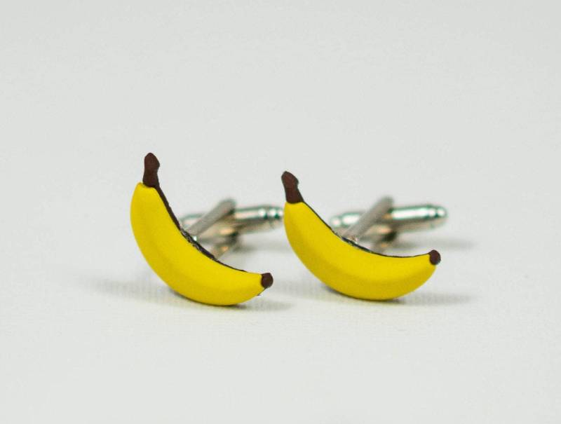Banane Manschettenknöpfe, Reversnadeln, Krawattenstangen, Ohrringe, Schmuck Und Accessoires von LoudCufflinks