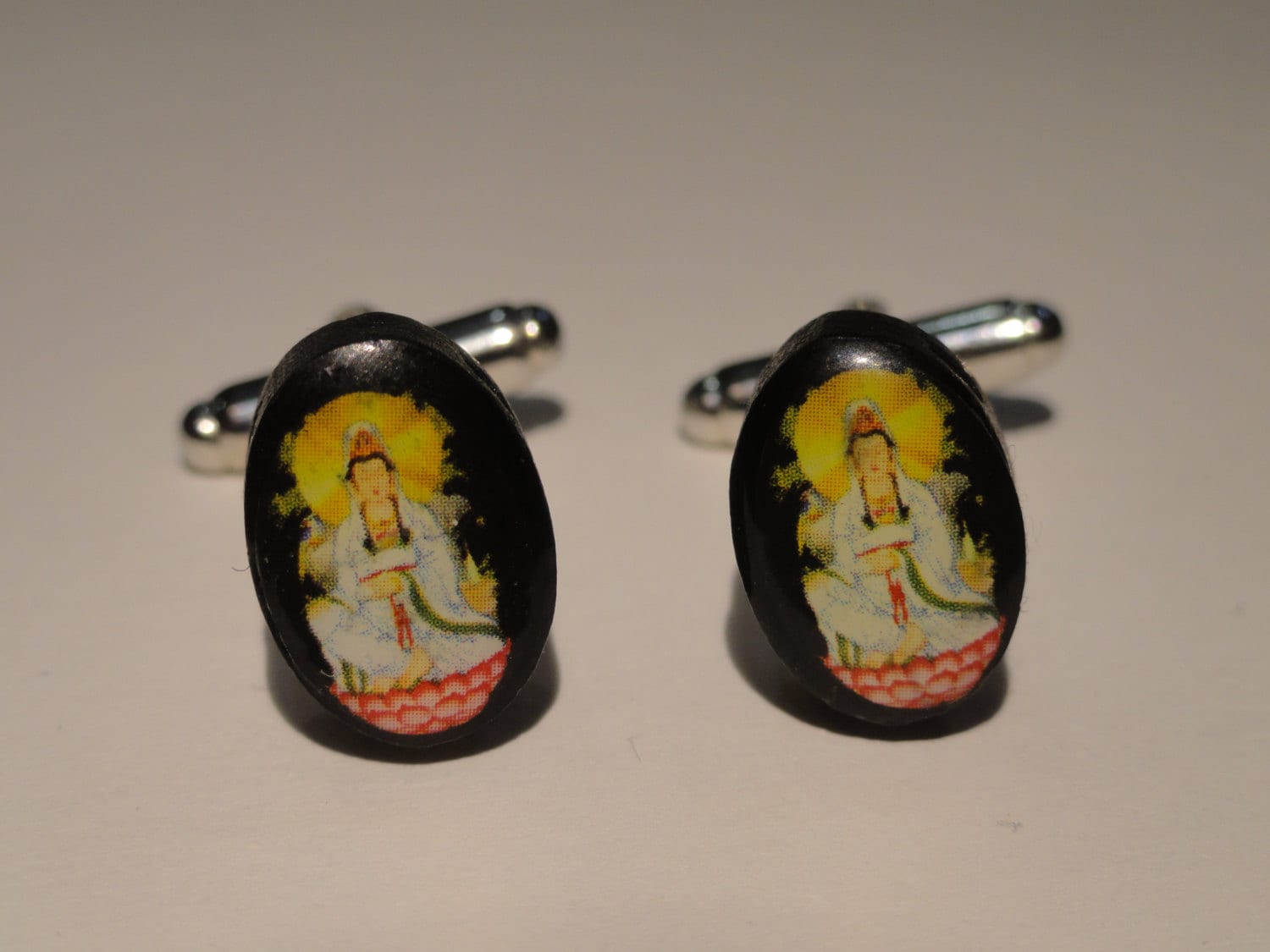 Buddha Manschettenknöpfe, Reversstifte, Krawattenstangen, Ohrringe, Schmuck Und Accessoires von LoudCufflinks