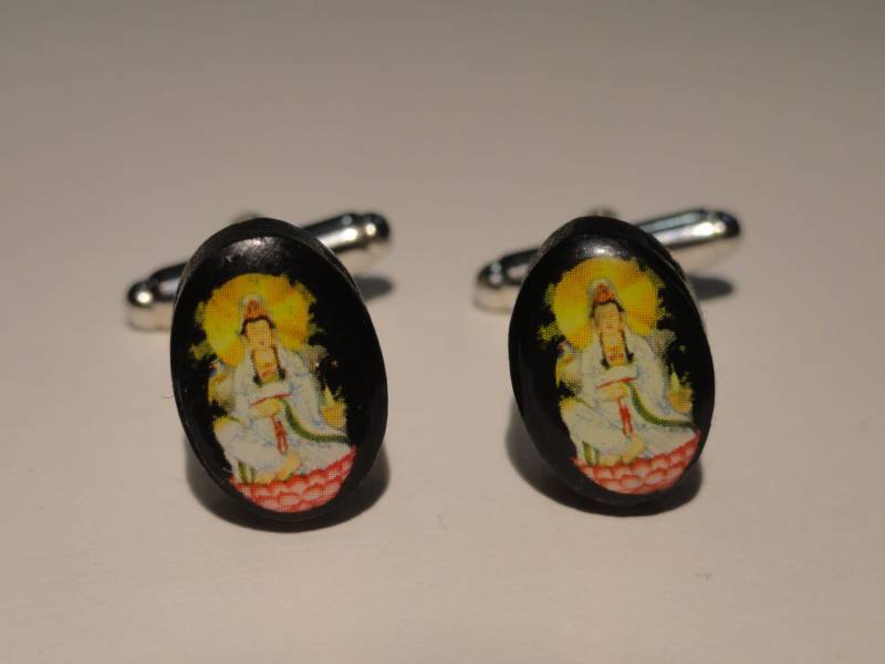 Buddha Manschettenknöpfe, Reversstifte, Krawattenstangen, Ohrringe, Schmuck Und Accessoires von LoudCufflinks
