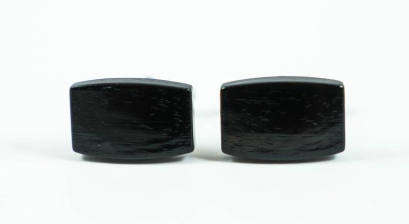 Ebenholz Manschettenknöpfe, Reversstifte, Krawattenstangen, Ohrringe, Schmuck Und Accessoires von LoudCufflinks
