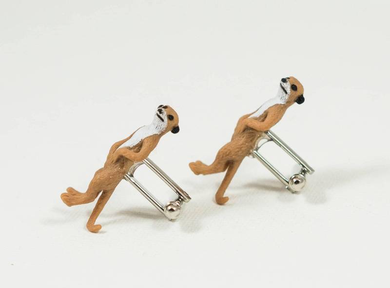 Erdmännchen Manschettenknöpfe, Reversnadeln, Krawattenstangen, Ohrringe, Schmuck Und Accessoires von LoudCufflinks