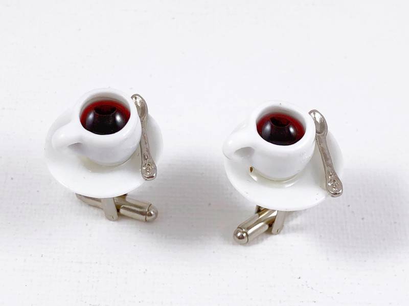Kaffee - Oder Teetasse Manschettenknöpfe, Anstecknadeln, Krawattenstangen, Ohrringe, Schmuck Und Accessoires von LoudCufflinks