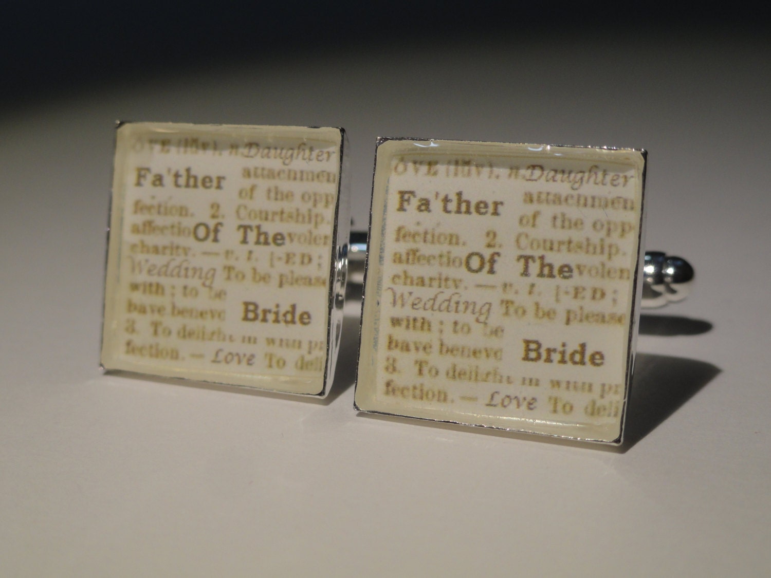 Personalisierte Foto Manschettenknöpfe, Reversstifte, Krawattenstangen, Ohrringe, Schmuck Und Accessoires von LoudCufflinks