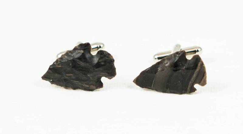 Schwarze Pfeilspitzen Manschettenknöpfe, Reversstifte, Krawattenstangen, Ohrringe, Schmuck Und Accessoires von LoudCufflinks