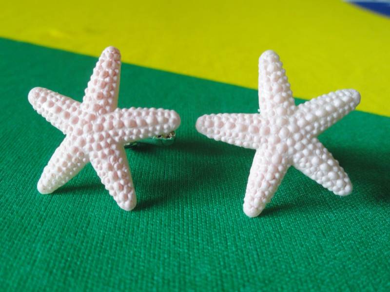 Seestern Manschettenknöpfe, Reversnadeln, Krawattenstangen, Ohrringe, Schmuck Und Accessoires von LoudCufflinks