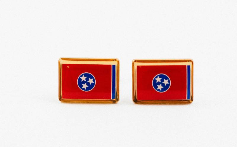 Tennessee State Flag Manschettenknöpfe, Reversnadeln, Krawattenstangen, Ohrringe, Schmuck Und Accessoires von LoudCufflinks