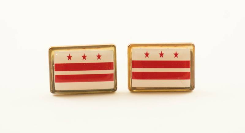 Washington Dc Flagge Manschettenknöpfe, Reversnadeln, Krawattenstangen, Ohrringe, Schmuck Und Accessoires von LoudCufflinks