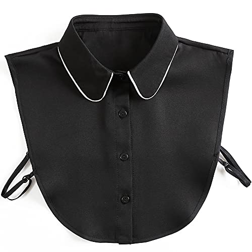 LoudSung Abnehmbare Halbhemdbluse Fake Collar Klassisches Design für Frauen Mädchen von LoudSung