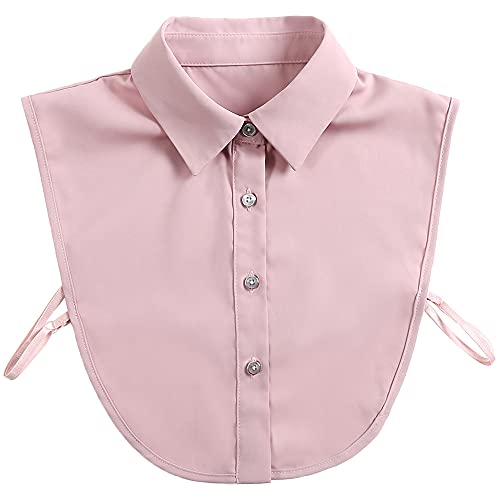 LoudSung Fake Collar Abnehmbare Bluse Falscher Kragen Halbes Hemd Klassisch gestaltetes Top Elegant für Frauen Mädchen von LoudSung