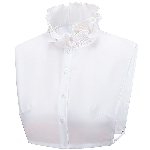 LoudSung Fake Collar Abnehmbare halbe Hemdbluse Falscher Kragen Süße Fliege Elegant für Frauen Mädchen von LoudSung
