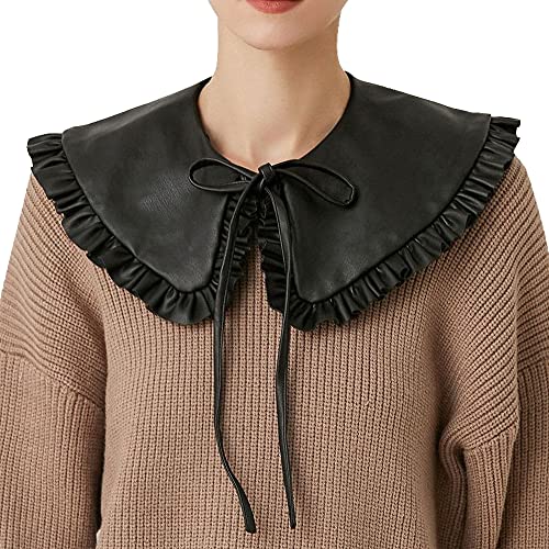 LoudSung Falscher Kragen Abnehmbare Bluse Gefälschter Kragen Halbe Hemden Kragen Schal Designed Top Elegant für Frauen Mädchen von LoudSung