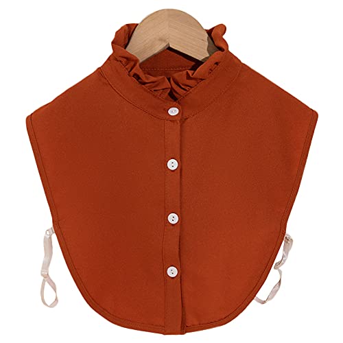 LoudSung Falscher Kragen Abnehmbare Halbhemd Bluse Gefälschter Kragen Bunte Elegantes Design für Frauen Mädchen von LoudSung