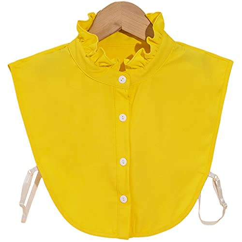 LoudSung Falscher Kragen Abnehmbare Halbhemd Bluse Gefälschter Kragen Bunte Elegantes Design für Frauen Mädchen von LoudSung