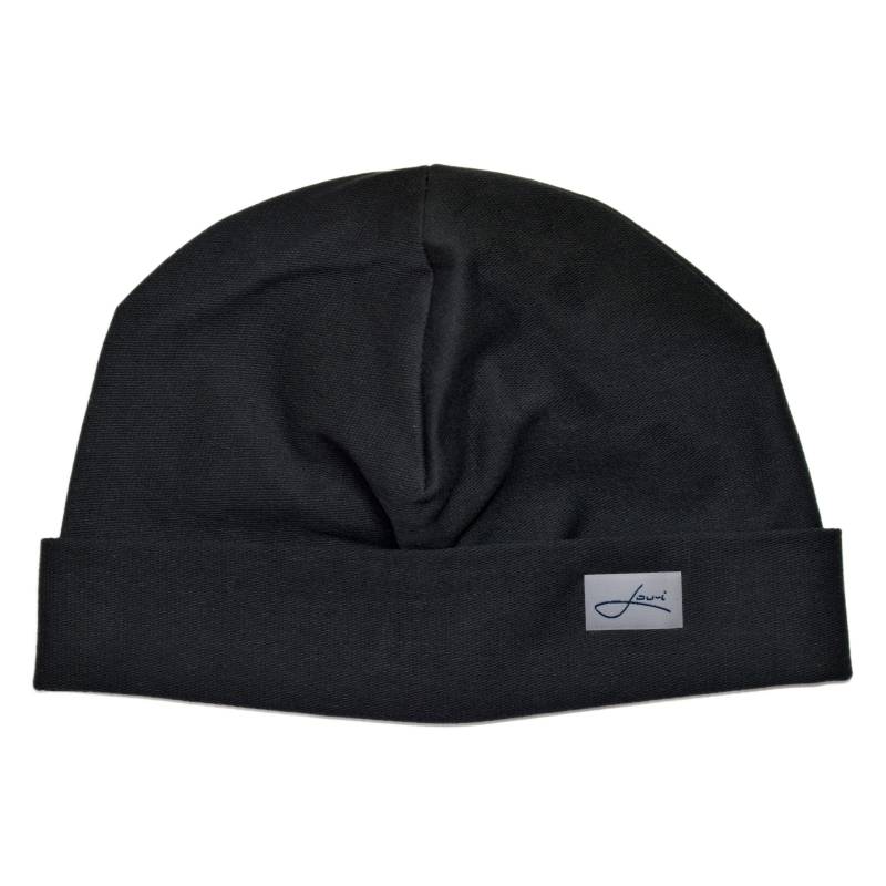 Baumwollmütze Schwarz Beanie Made in Germany - Unisex | Lou-I Sommermütze von Loudashi