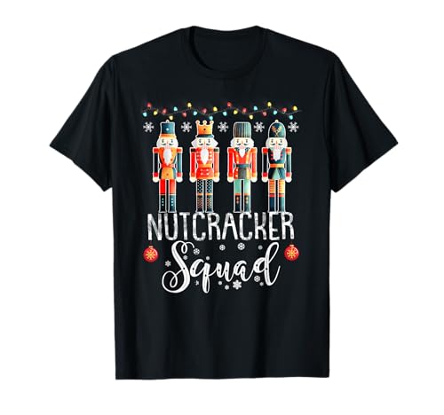 Nussknacker Squad Urlaub Weihnachten Junge Mädchen Frauen Männer niedlich T-Shirt Nussknacker Squad Urlaub Weihnachten Junge Mädchen Frauen Männer niedlich T-Shirt von Loudest Nutcracker Group Matching Family Holiday