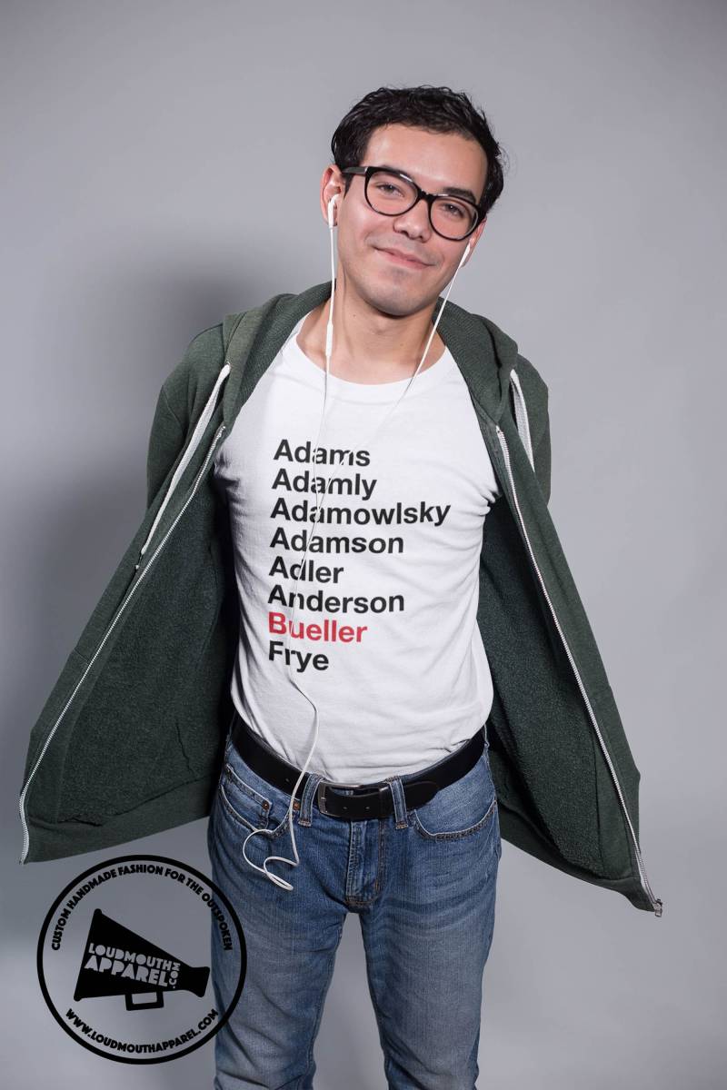 Ferris Bueller Register Film Unisex T-Shirt von LoudmouthApparel