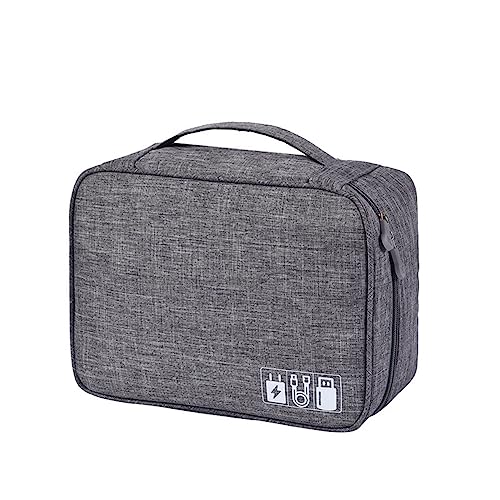 Loufy 2 x wasserdichte digitale elektronische Organizer-Reise-Kabeltasche, tragbare USB-Datenleitung, A von Loufy