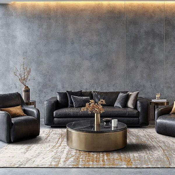 Louis De Poortere Teppich MAD MEN GRIFF von Louis De Poortere