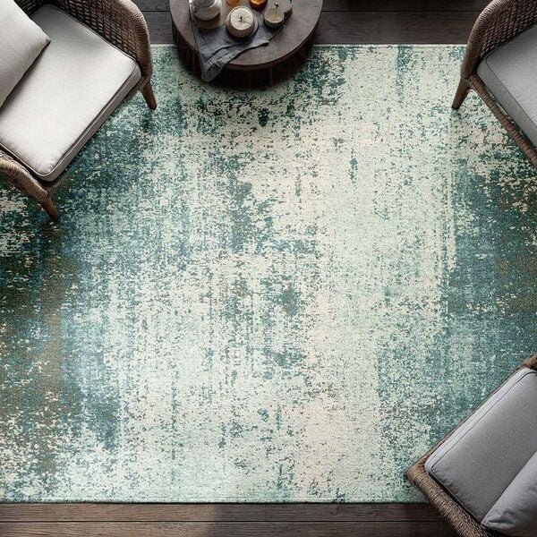 Louis De Poortere Teppich MAD MEN VIRGIN LAND von Louis De Poortere