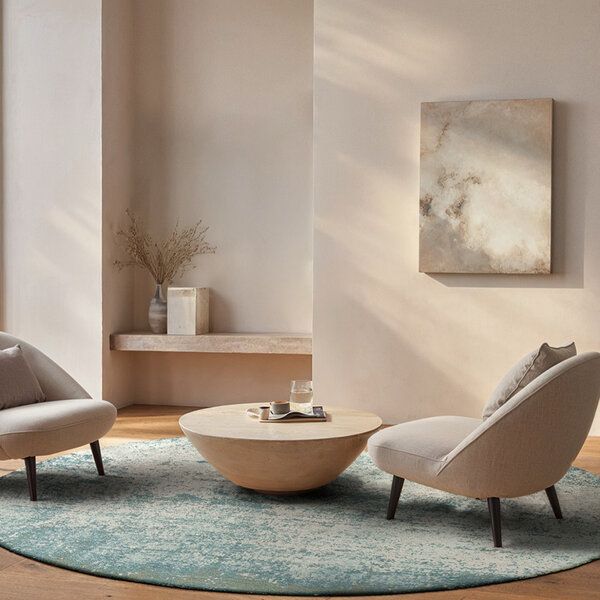 Louis De Poortere Teppich MAD MEN VIRGIN LAND von Louis De Poortere