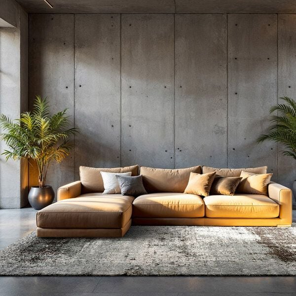 Louis De Poortere Teppich MAD MEN VIRGIN LAND von Louis De Poortere